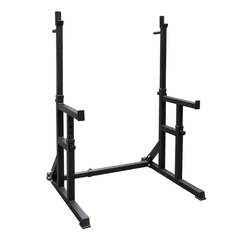 Squat Stands With Safety Catchers and Dip Handles
